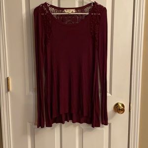 Hippie Rose Long Sleeve Knit top